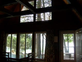 interior picture of A-frame